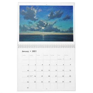 Calendrier de l'artiste tropical 2021