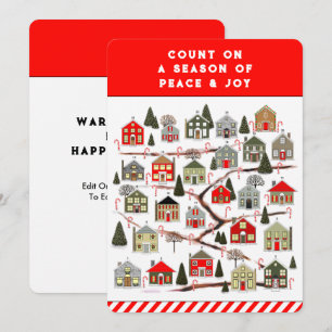 Calendrier de l'Avent de Noël Cartes de fin de ann