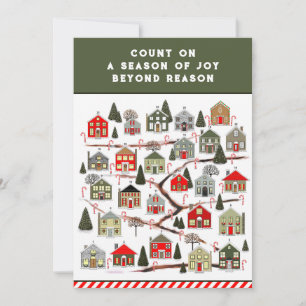 Calendrier de l'Avent de Noël Cartes de fin de ann