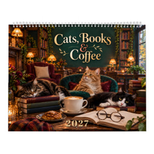Calendrier de Lecture Cosy Chats Livres & Café
