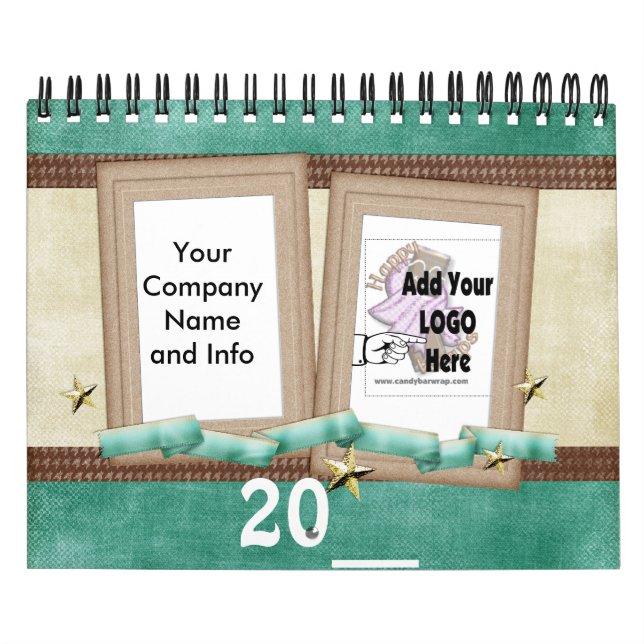 Calendrier de l'entreprise Ajoutez votre logo sur  (Protection)