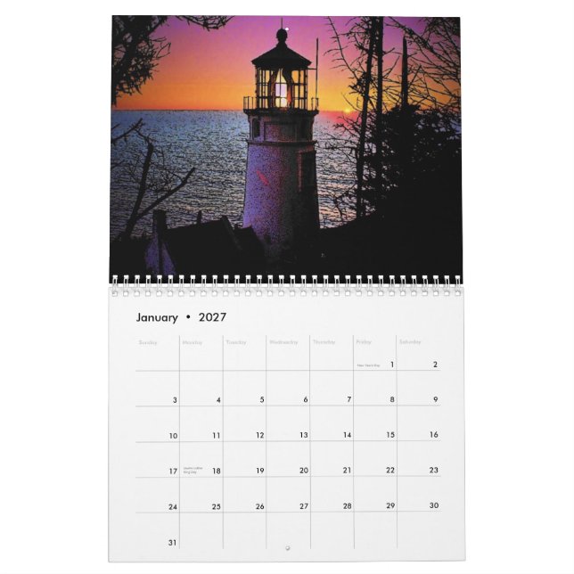 Calendrier de l'Orégon 2011 (Jan 2027)