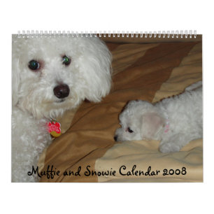 Calendrier de Muffie et de Snowie 2008