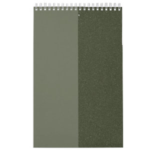 Calendrier de mur personnalisé Moss Green