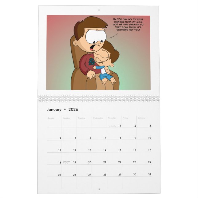 Calendrier de NaR 2014 (Jan 2026)