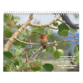 Calendrier de nature de propriétés d'avatar