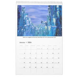 Calendrier de Nouvel Art de Julie Wynn 2026