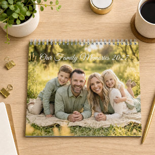 Calendrier de photo de famille personnalisé 2027