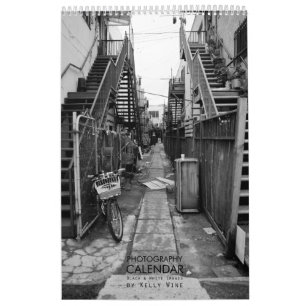 Calendrier de photo de Favulous B&W - vin de Kelly