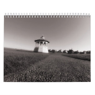 Calendrier de photo de l'île B&W de Martha's