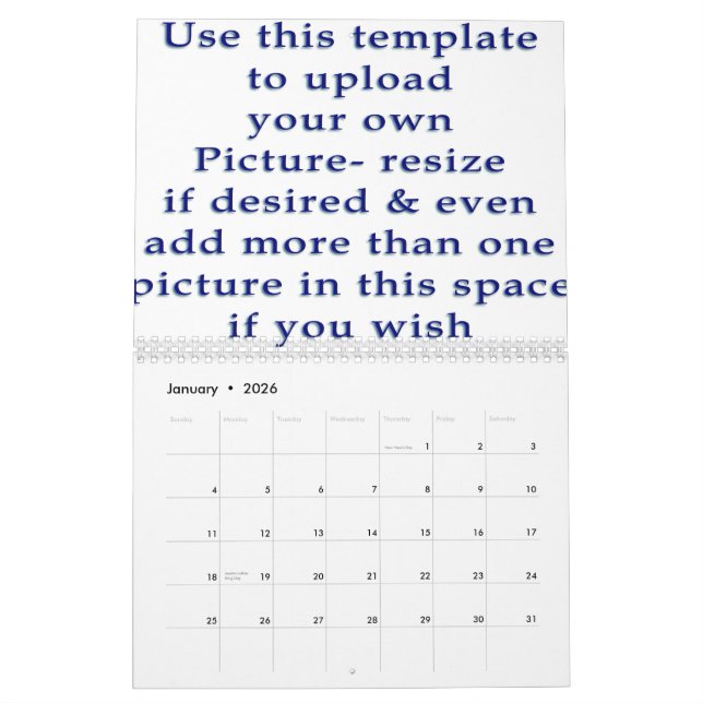 Calendrier de photo faire-il-yoursef (Jan 2026)