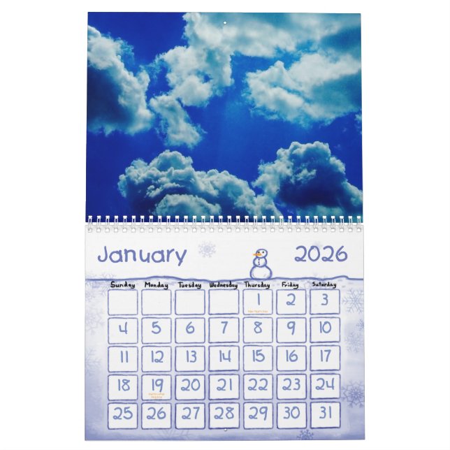 Calendrier de photographie (Jan 2026)