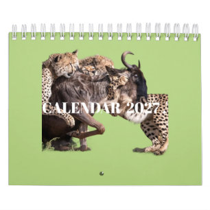 Calendrier de photographie d'animaux sauvages 2027