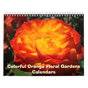 Calendrier de photographie de nature Fleur orange
