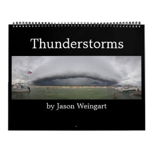 Calendrier de photographie d'orage
