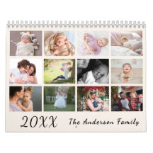 Calendrier de photos de famille moderne 2026 – noi