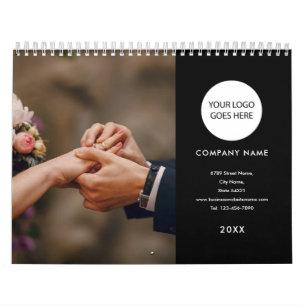 Calendrier de photos personnalisé avec logo d'entr
