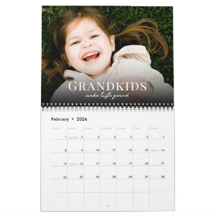 Calendrier de photos personnalisées 2026 Les petit