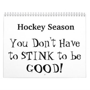 Calendrier de poème de saison d'hockey
