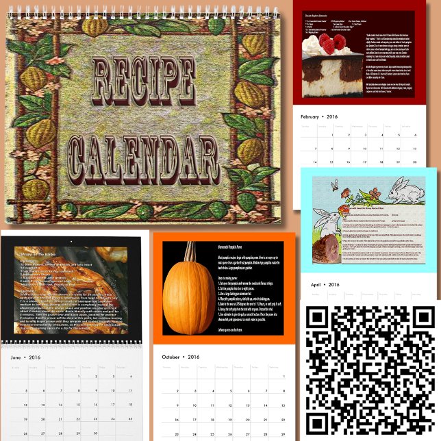 Calendrier de recette 20XX (Home Cooking Recipe Lover Kitchen 20XX Calendar)