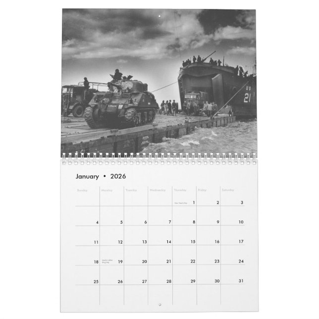 Calendrier de réservoir de Sherman (Jan 2026)
