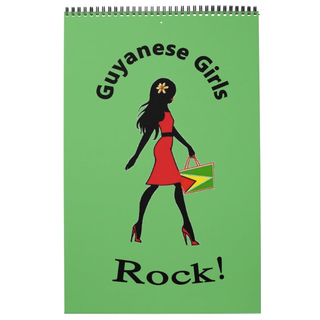 Calendrier de rock des filles guyanaises (Protection)