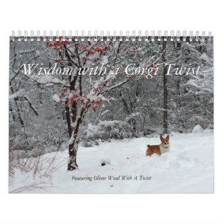 Calendrier de sagesse de corgi