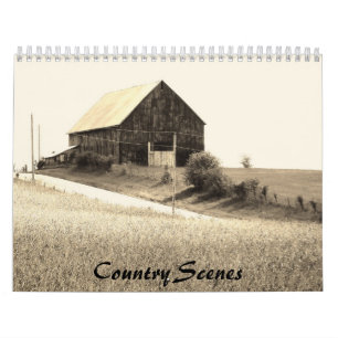 Calendrier de scènes de pays