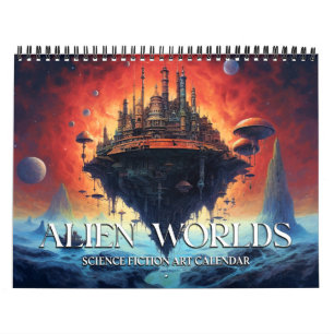 Calendrier de science-fiction 2027 Paysages extrat