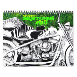 Calendrier de Sketchin 2010 de graffiti