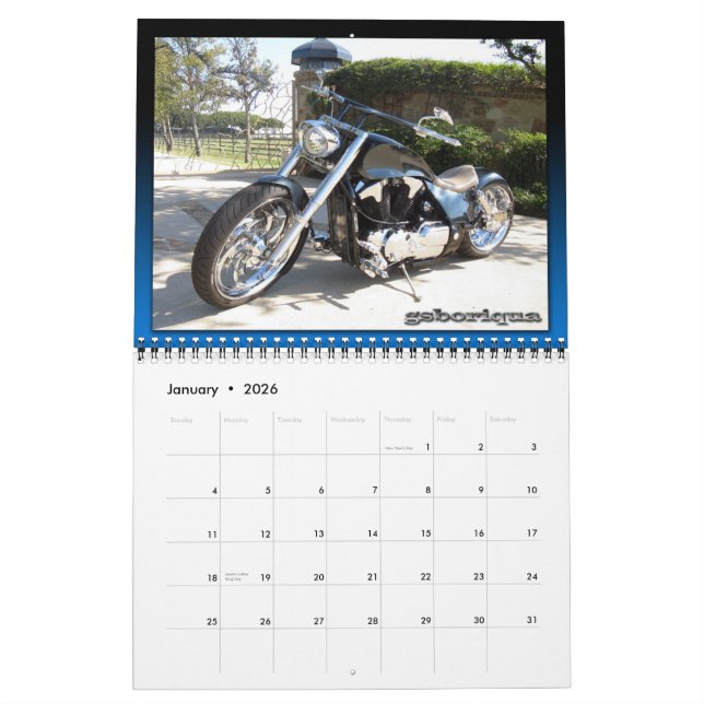 Calendrier de Stumpwerx (Jan 2026)