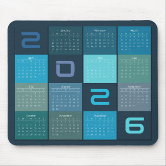 Calendrier de tapis de souris