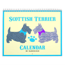 Calendrier de Terrier d'écossais