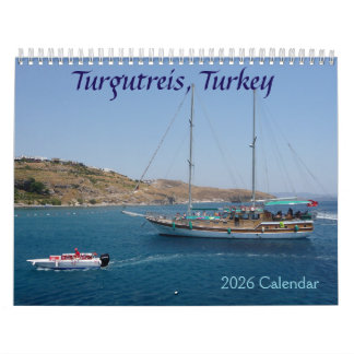 Calendrier de Turgutreis, Turquie 2026