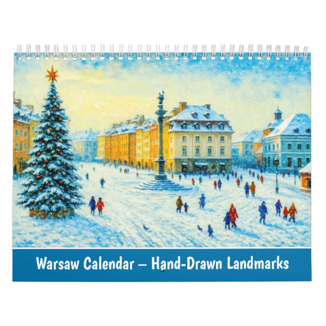 Calendrier de Varsovie – Monuments Dessinés à la M (Protection)