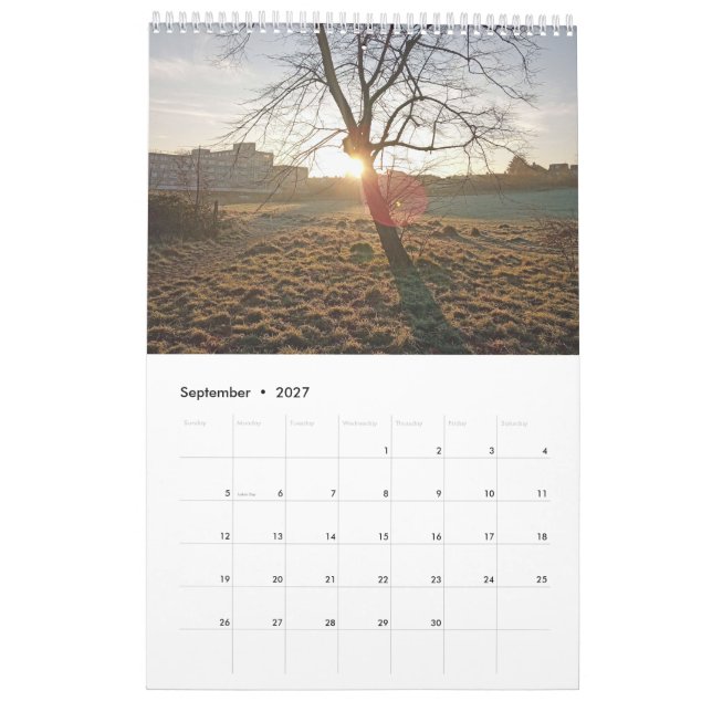 CALENDRIER DE VIE DU PARC (Sep 2027)