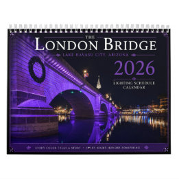 Calendrier d'éclairage du pont de Londres 2026
