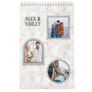 Calendrier Déco Art moderne Nom de la photo Customisée
