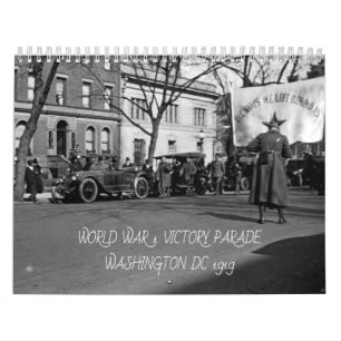 CALENDRIER DÉFILÉ ET WASHINGTON DC 1919 DE VICTOIRE DE LA