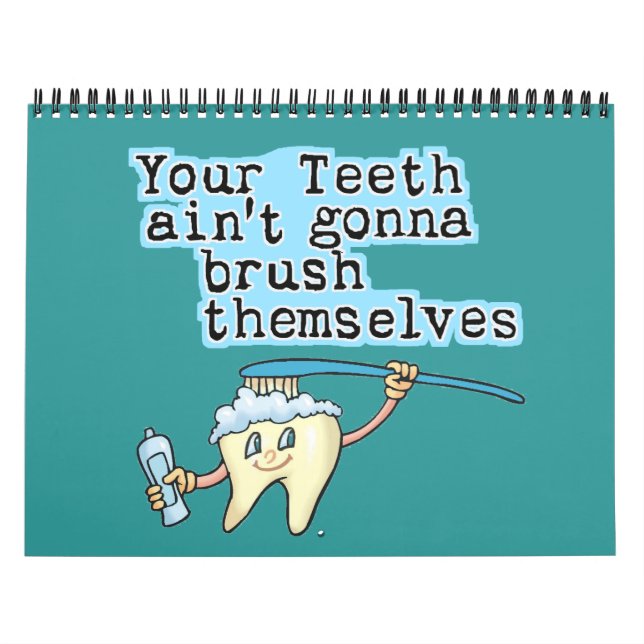 Calendrier Dentistes amusants (Protection)