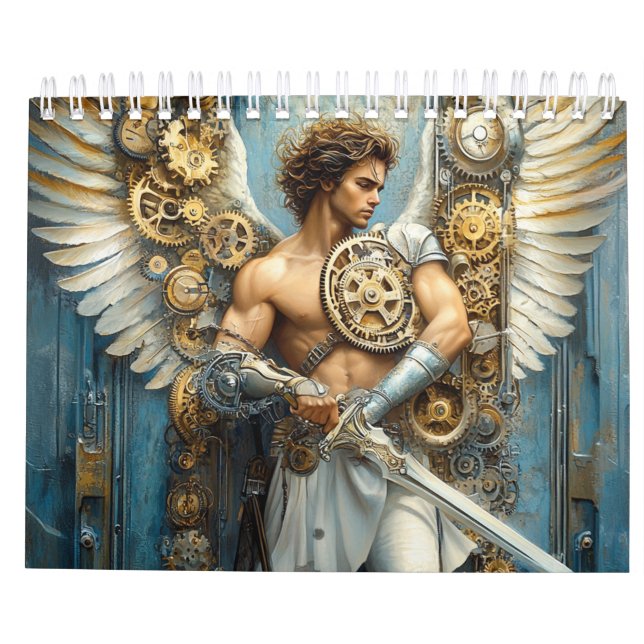 Calendrier des 12 mois des anges gardiens (Dos)