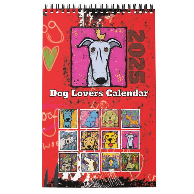 Calendrier des Amoureux de les chiens 2025 (Protection)