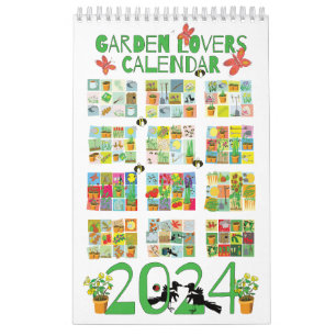 Calendrier des Amoureux de les jardins 2024