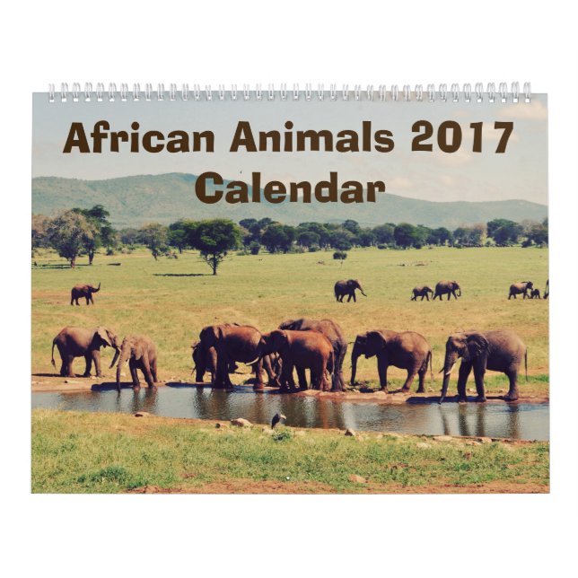 Calendrier des animaux africains (Protection)