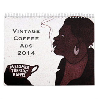 Calendrier des annonces café vintage