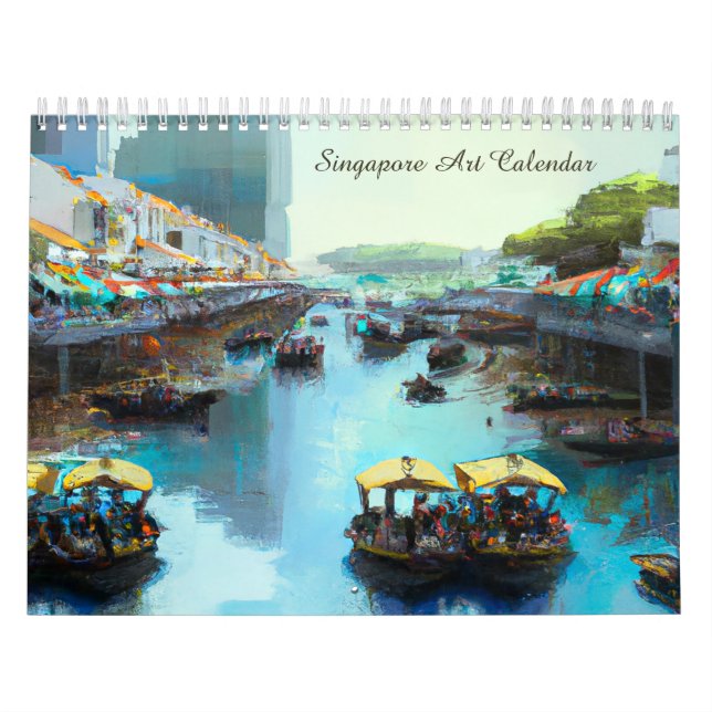 Calendrier des aquarelles de Singapour (Protection)