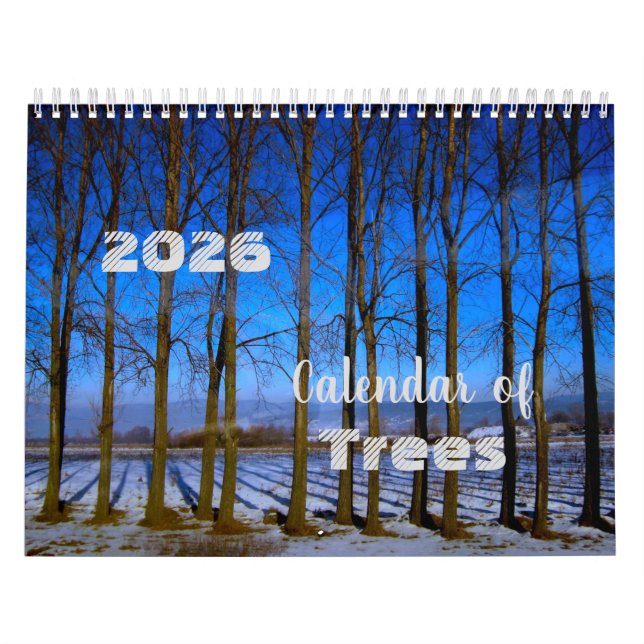 Calendrier des arbres 2025 Belles photos (Protection)