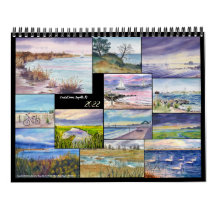 Calendrier des beaux-arts de deux pages, Scènes cô