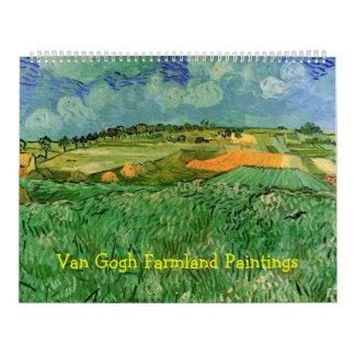 Calendrier des beaux-arts de Van Gogh Farmland