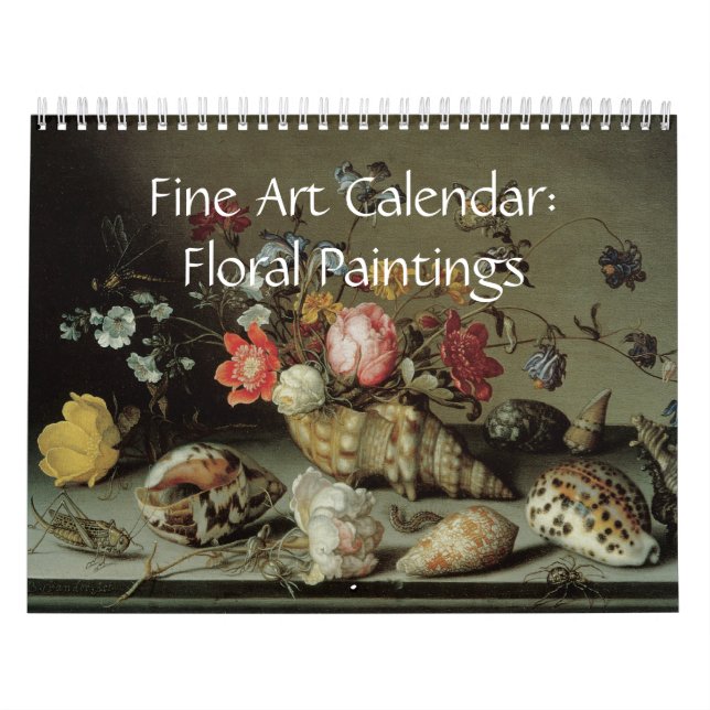 Calendrier des beaux-arts Peintures florales (Protection)